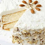 If you're looking for the best homemade white cake, this is it! Almond Cream Cake, 100% from scratch.