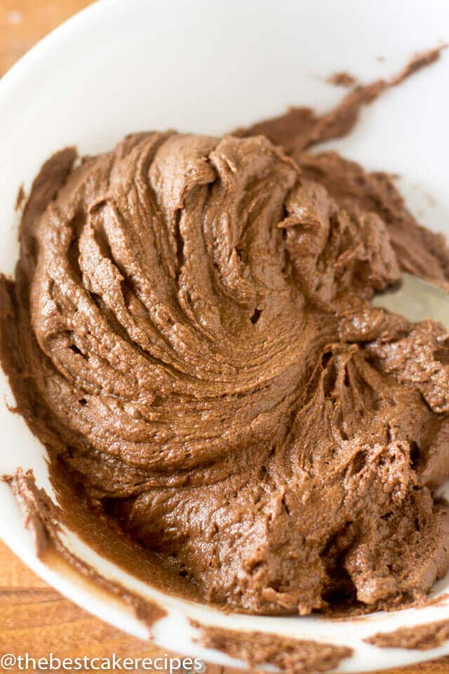 Dark Chocolate Buttercream Frosting {Easy Homemade Frosting Recipe}