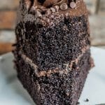 If you are a fan of dark chocolate, you'll love this dark chocolate cake recipe. The ultimate moist chocolate cake with a dark chocolate infused buttercream frosting.