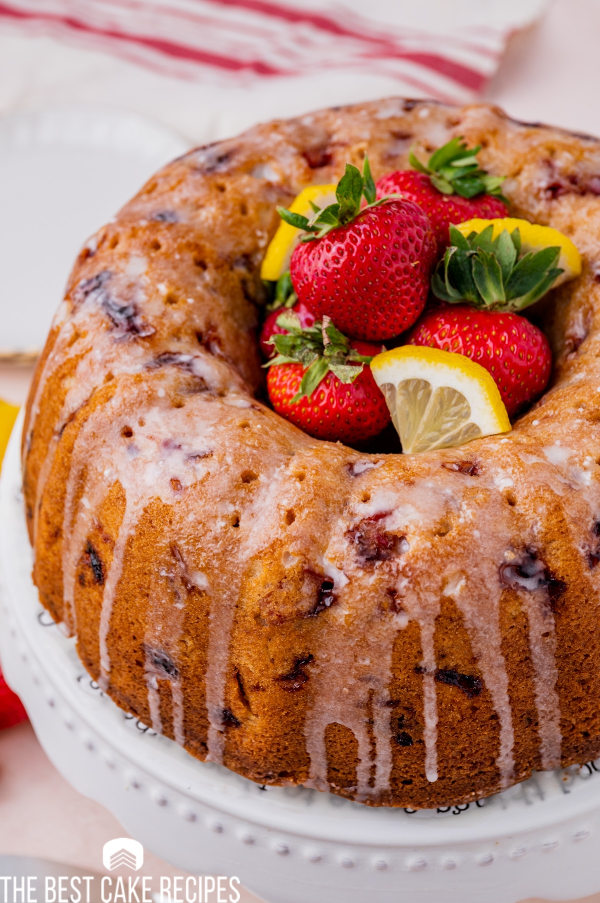 Easy & Delicious Strawberry Bundt Cake