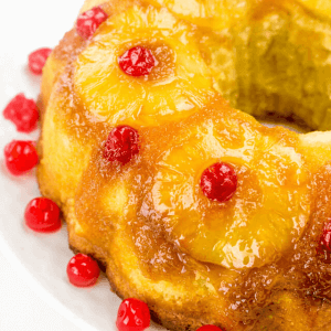 Pineapple Upside Down Bundt Cake