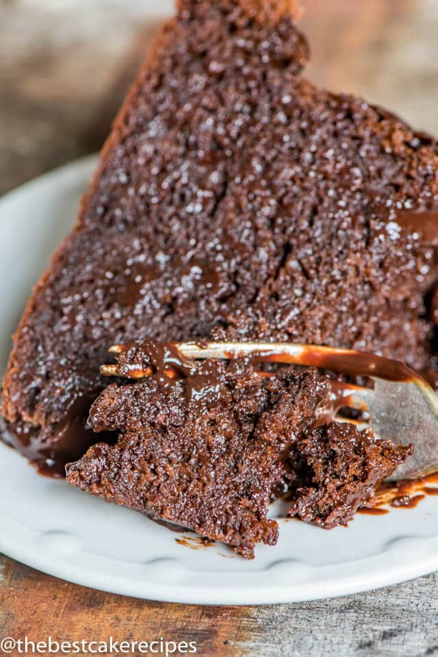 Easy Triple Chocolate Bundt Cake - the hungry bluebird