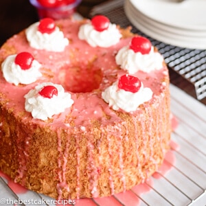 maraschino cherry angel food cake recipe