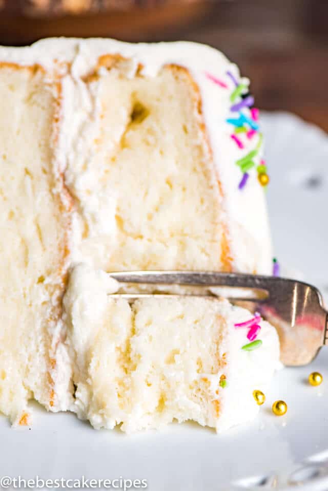 The Very Best Gluten Free Vanilla Cake Recipe | Gluten Free on a Shoestring