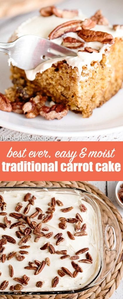 traditional carrot cake title image