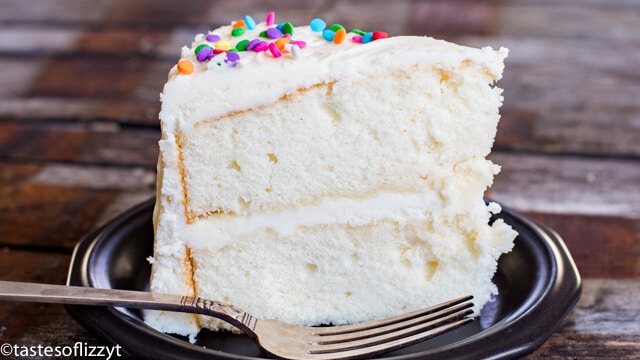 Vanilla Cake Recipe {from Scratch Homemade Cake With Whipped Eggs}