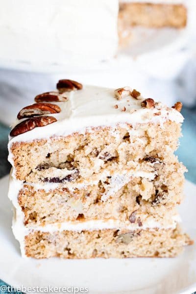 Hummingbird Cake Recipe {3 Layer Cake with Bananas Pineapple & Nuts}