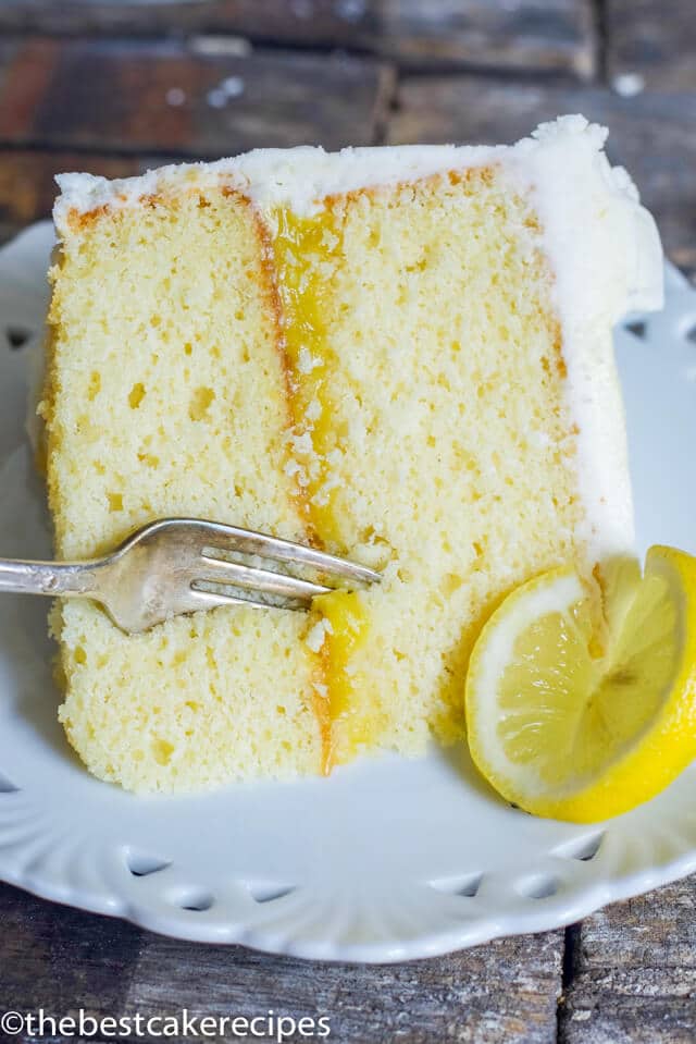 Lemon Cake From Scratch Recipe {With Lemon Curd Filling}