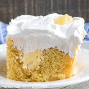 Pineapple Poke Cake Recipe {easy Pudding Cake With Pineapple Rings}