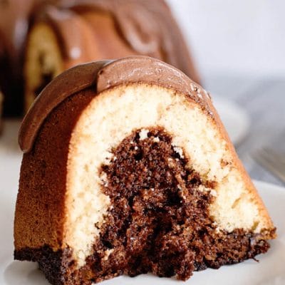 chocolate and vanilla bundt cake