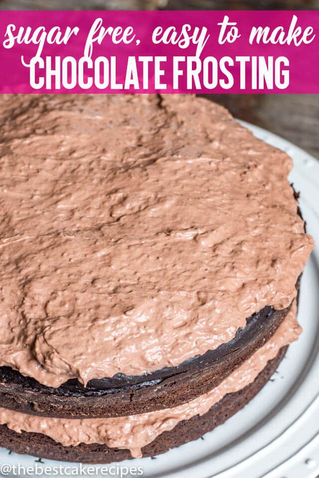 Sugar Free Chocolate Frosting Recipe title image