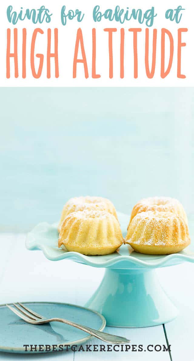 mini bundt cakes on a cake plate