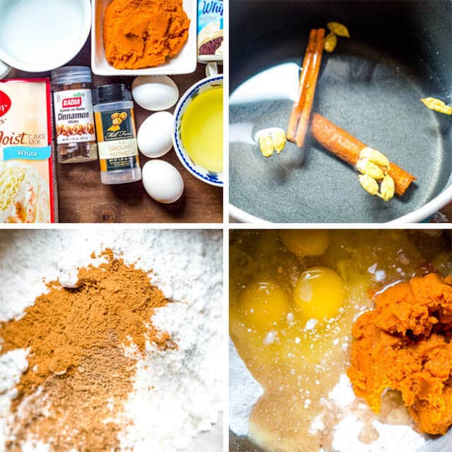 how to make pumpkin chai spice cake