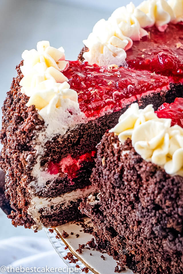 Gluten-free chocolate and raspberry cake recipe | delicious. magazine