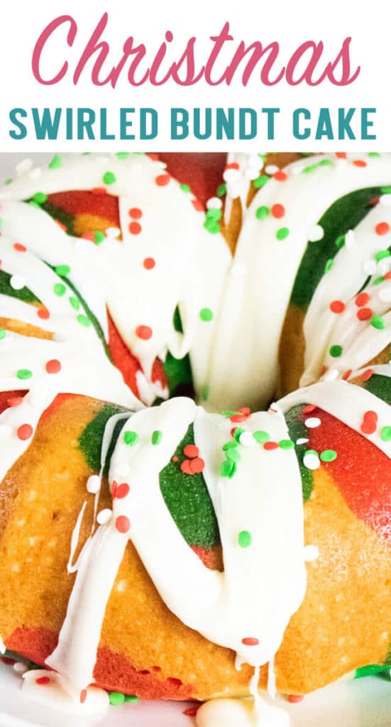 Christmas Bundt Cake Recipe {How to Make Swirl Cake}