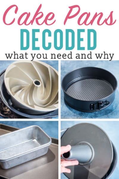 What are the different types of cake pans? When how should I use a certain cake pan? Today we're taking all about cake pans and sharing recipes and hints for using each one.