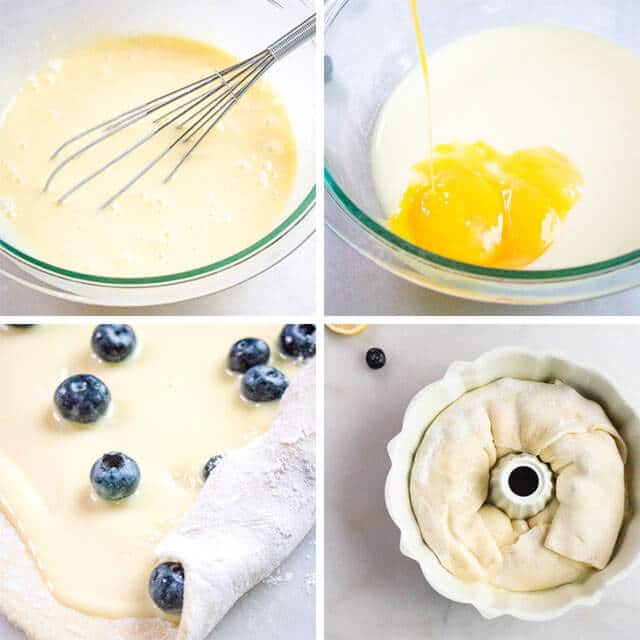 how to make Lemon Blueberry Coffee Cake