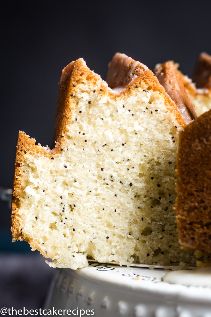 Poppy Seed Bundt Cake Recipe {Glazed 3 Flavor Homemade Cake}