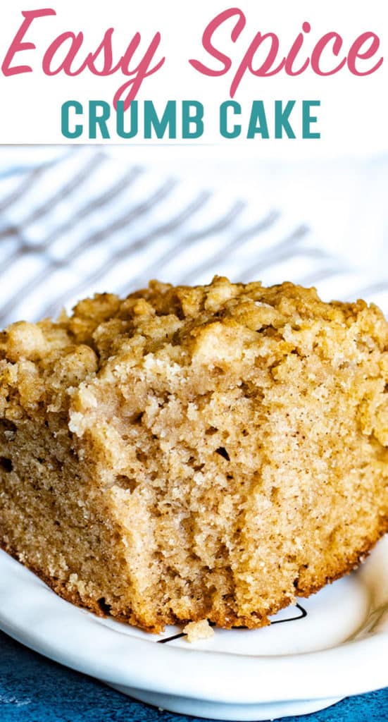 spiced crumb cake title image