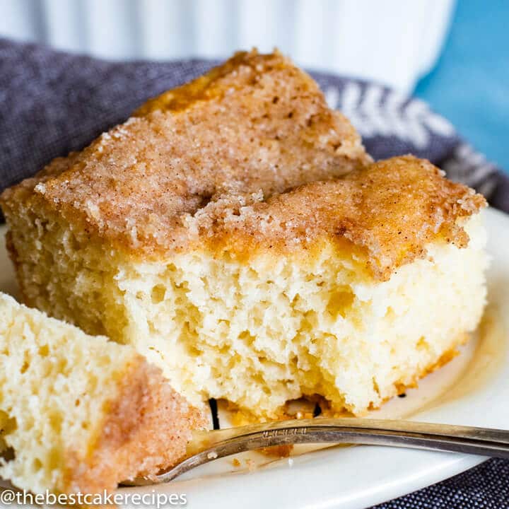 cinnamon cake on a plate