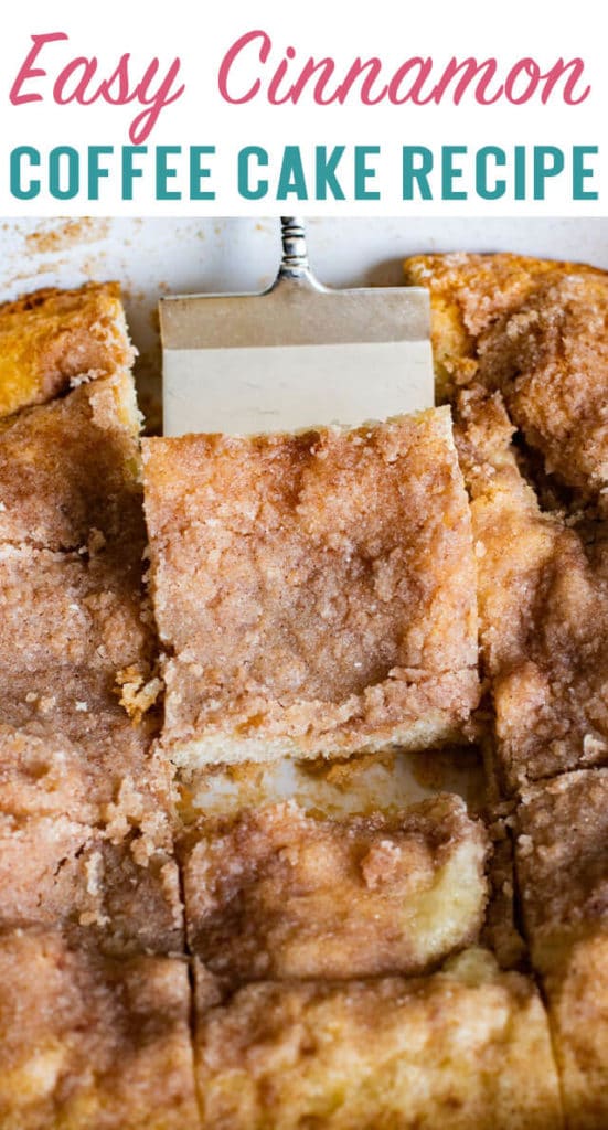 Need a breakfast in a hurry? Try this Easy Coffee Cake with cinnamon topping. It's best served fresh from the oven.