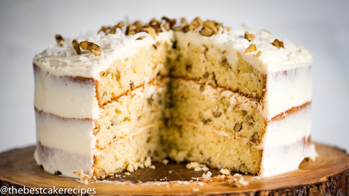 A piece of cake sitting on top of a table