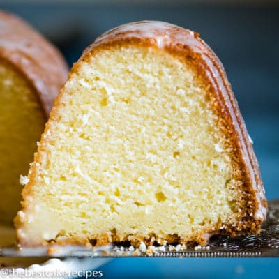 7UP Pound Cake Recipe With Lemon Glaze {Easy Bundt Cake}