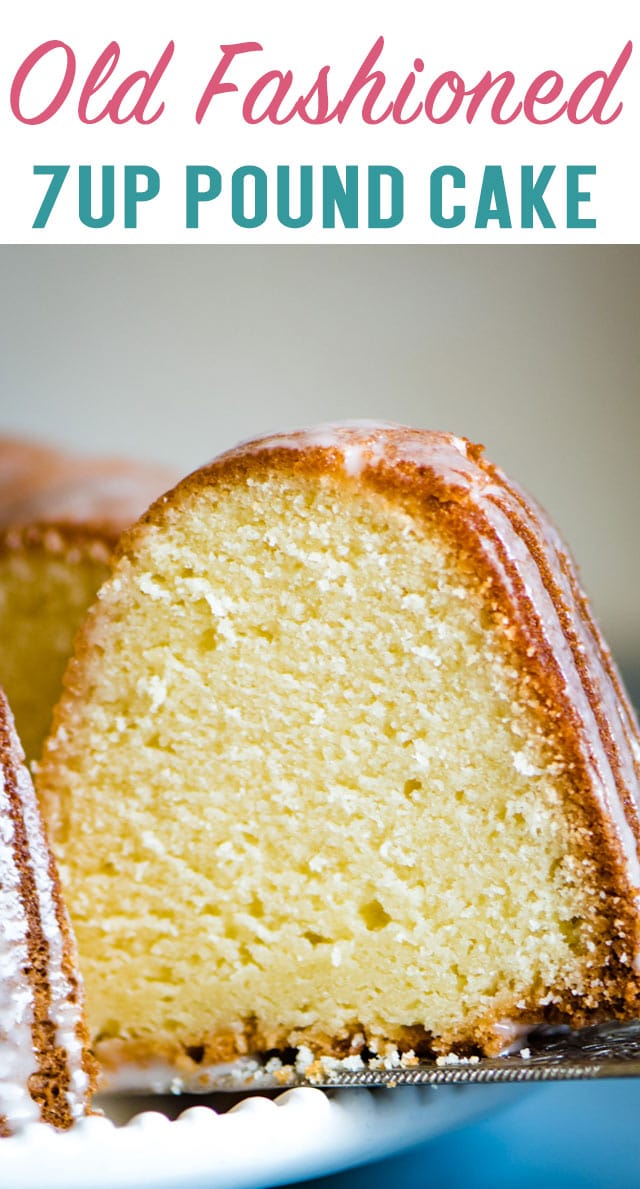 7UP Pound Cake Recipe With Lemon Glaze {Easy Bundt Cake}