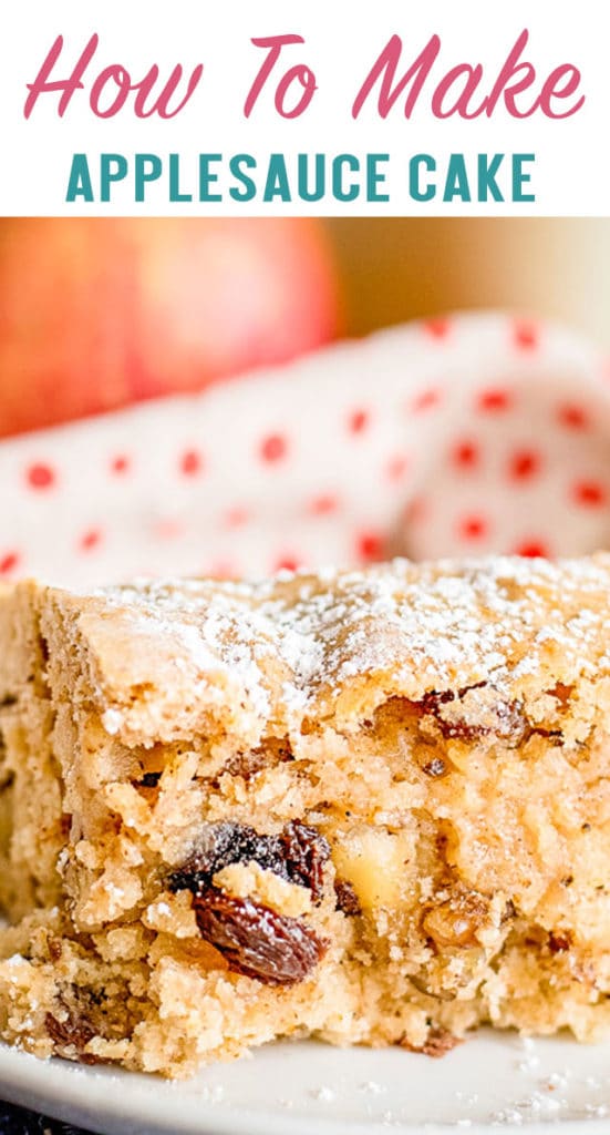 How to Make Easy Applesauce Cake title image