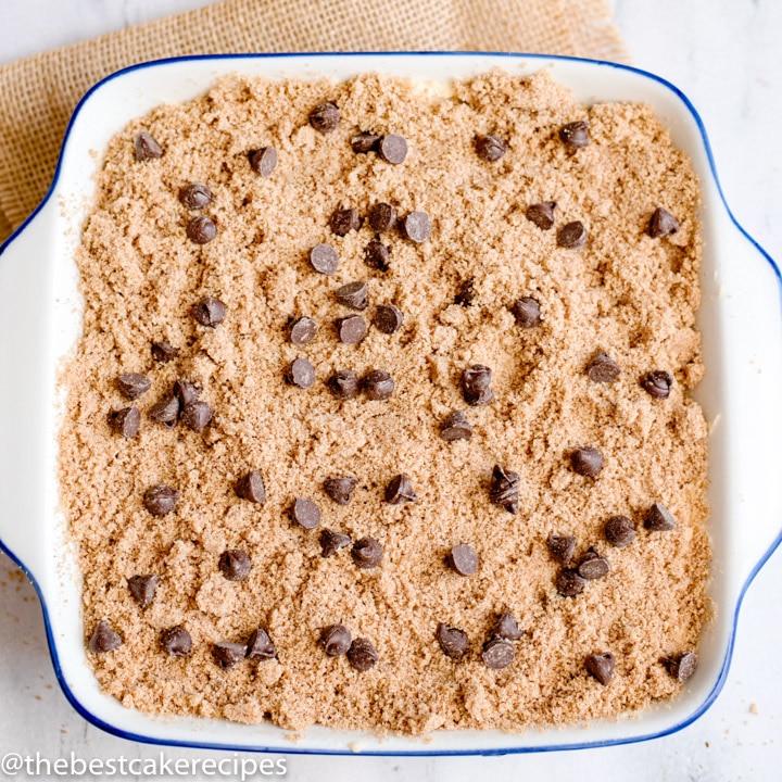 unbaked Chocolate Chip Coffee Cake