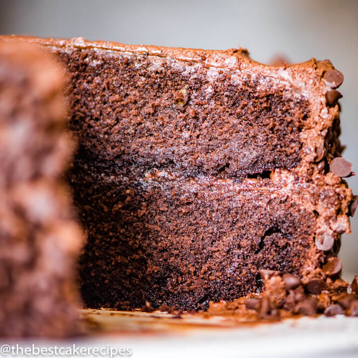 2 layer Barley Flour Chocolate Cake
