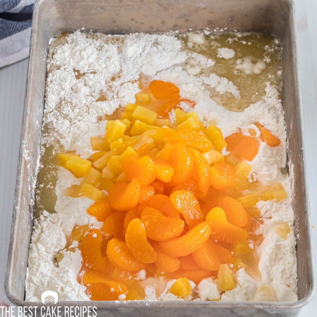 Pineapple Orange Angel Food Cake Recipe {Easy 4 Ingredient Cake}
