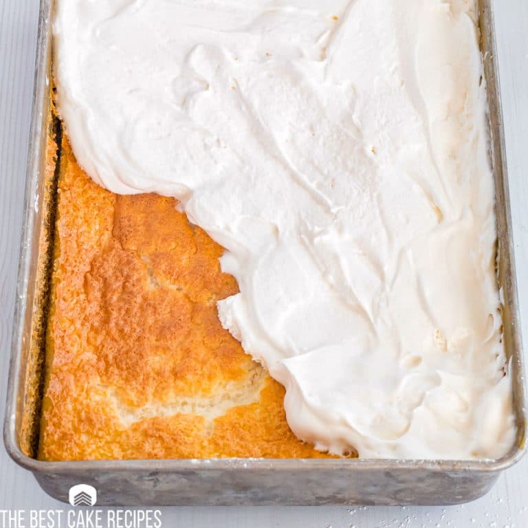 Pineapple Orange Angel Food Cake Recipe {Easy 4 Ingredient Cake}