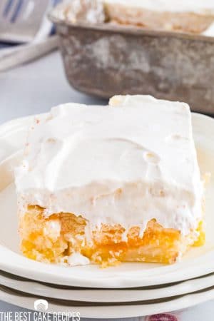 Pineapple Orange Angel Food Cake Recipe {Easy 4 Ingredient Cake}