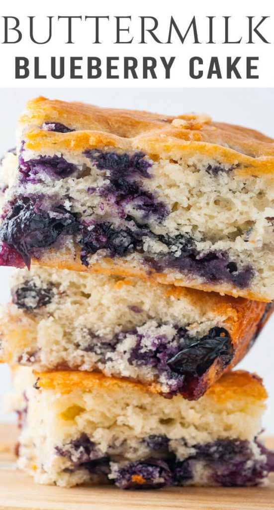Buttermilk Blueberry Breakfast Cake title image