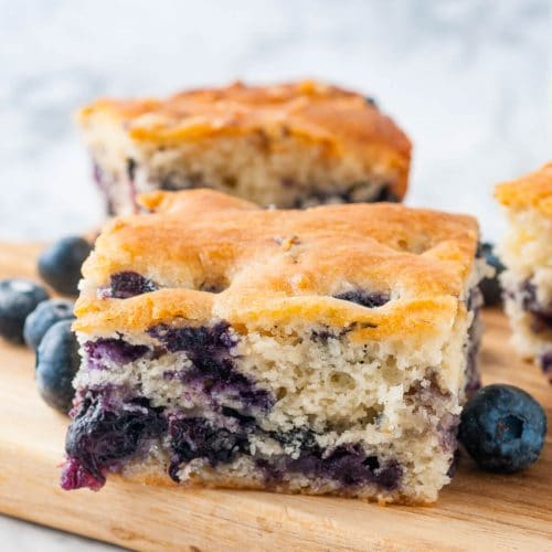 Blueberry Breakfast Cake - Half Cup Habit