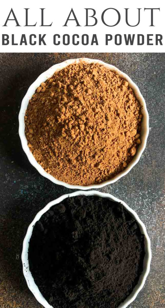 bowls of different cocoa powders