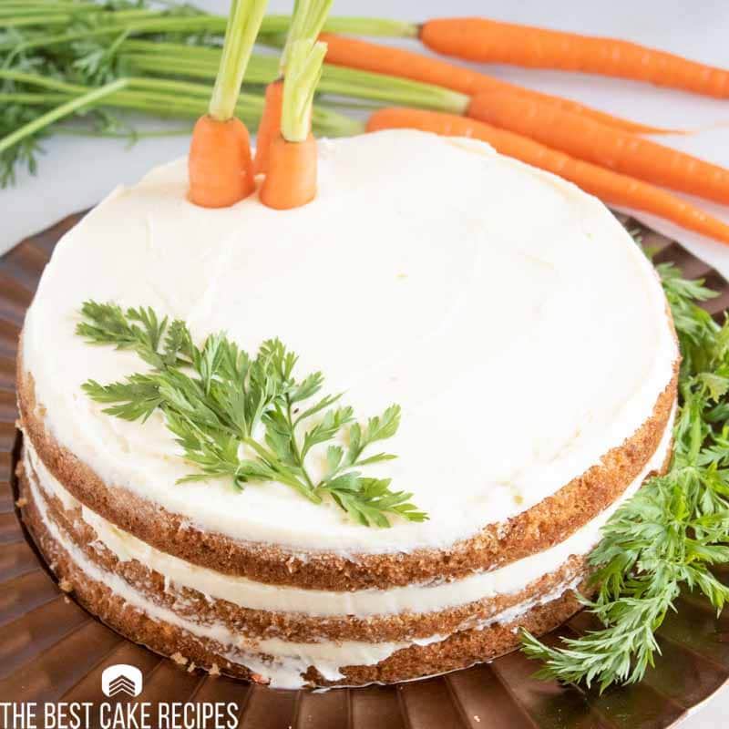 Carrot Cake Torte with ganache