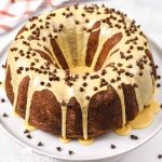 Chocolate Peanut Butter Bundt Cake from cake mix