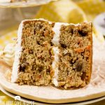 low carb carrot cake slice