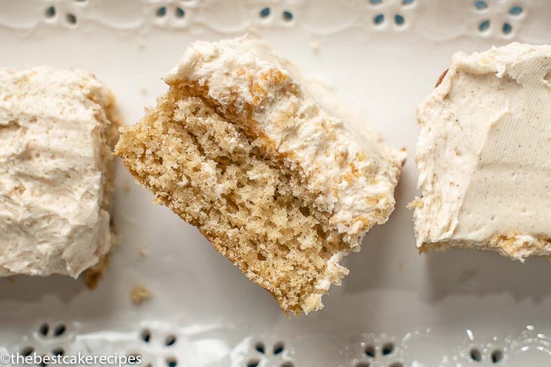 slices of cake on a plate