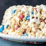 patriotic popcorn cake