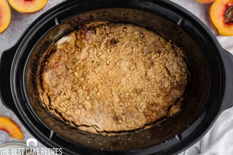 Slow Cooker Peaches and Cream Cake The Best Cake Recipes