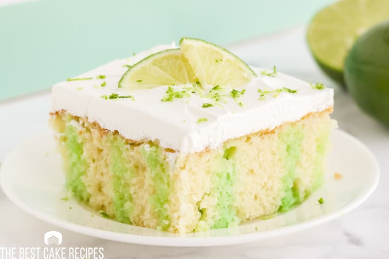 lime jello poke cake