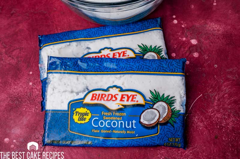 birds eye frozen coconut