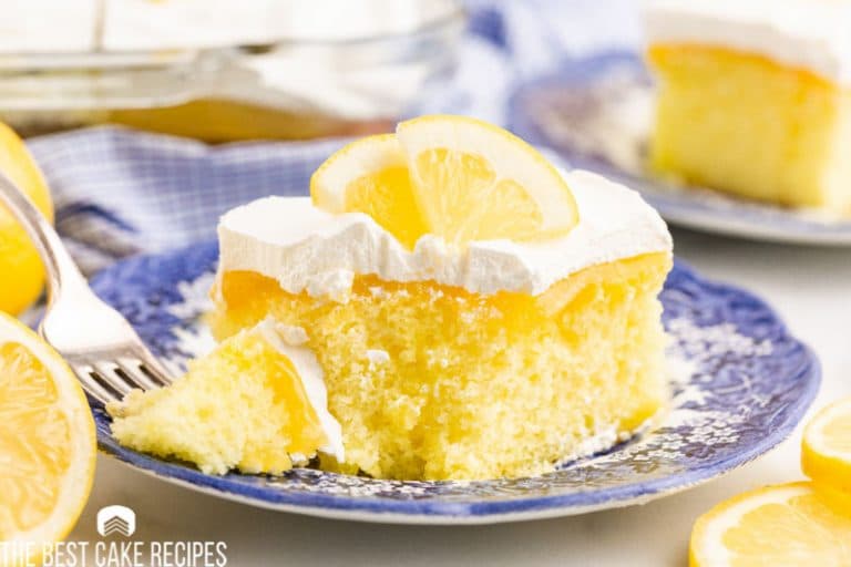 Triple Lemon Poke Cake With Whipped Cream The Best Cake Recipes 3681