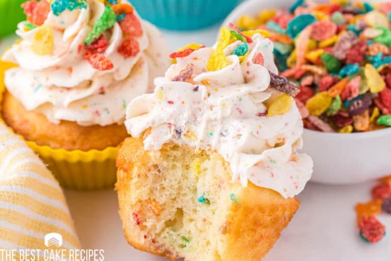 Colorful Fruity Pebble Cupcakes The Best Cake Recipes