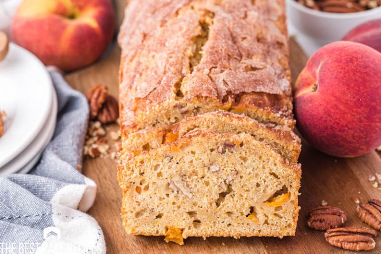 Peach Loaf Cake with Cinnamon Sugar The Best Cake Recipes