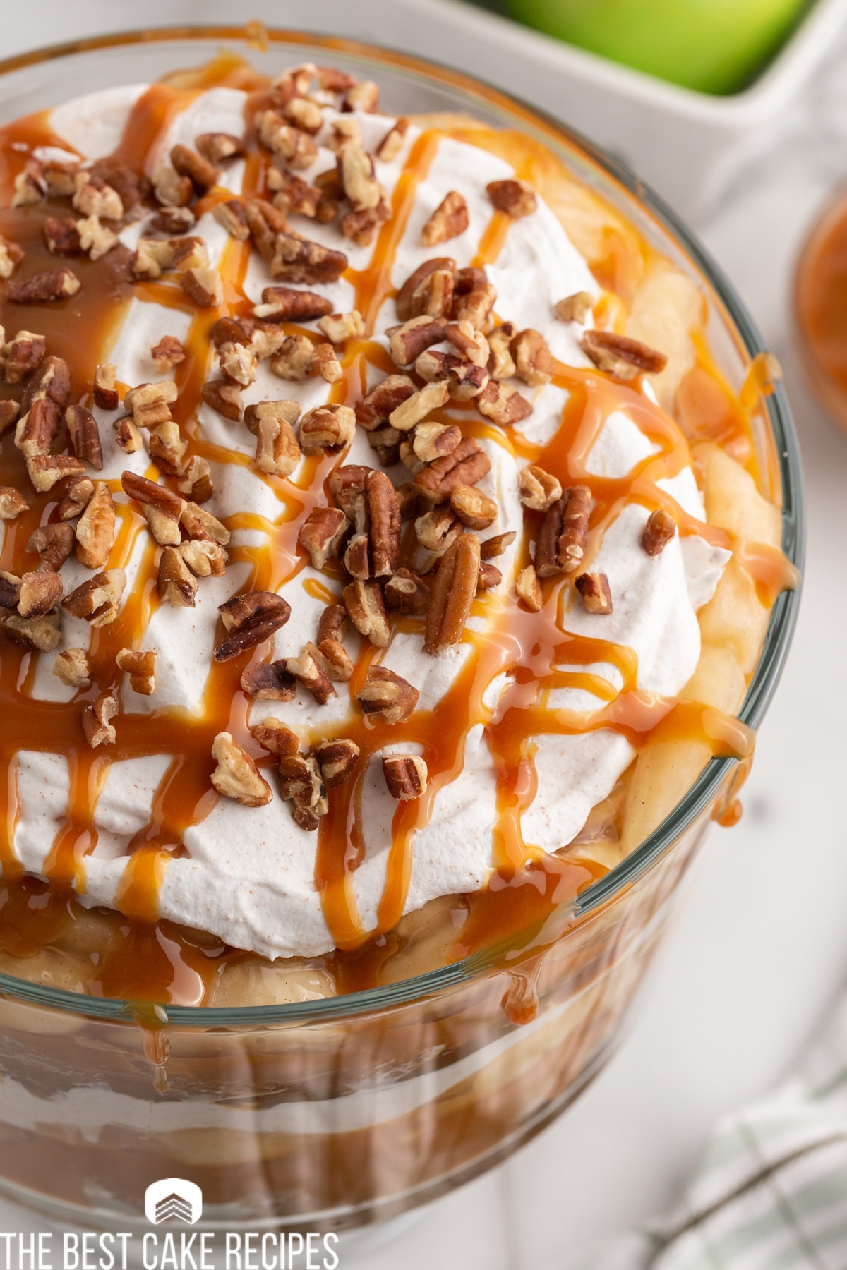 Apple Butterscotch Trifle Recipe | Tastes of Lizzy T