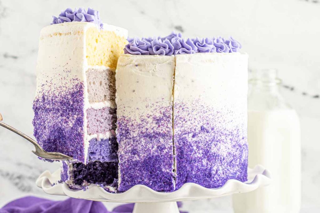 Purple Birthday Cake Recipe 